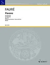Gabriel Urbain Fauré Notenblätter Pavane op. 50