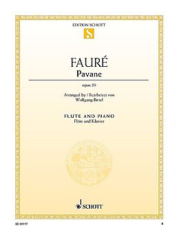 Gabriel Urbain Fauré Notenblätter Pavane op. 50