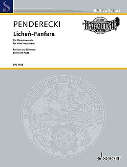 Krzysztof Penderecki Notenblätter Lichen-Fanfara