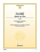 Gabriel Urbain Fauré Notenblätter Après un rêve op. 7/1