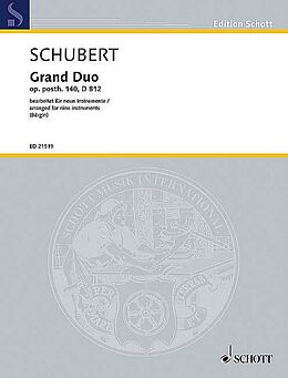 Franz Schubert Notenblätter Grand Duo op.posth.140 D812