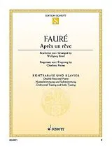 Gabriel Urbain Fauré Notenblätter Après un rêve op.7,1