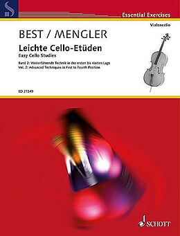  Notenblätter Leichte Cello-Etüden Band 2