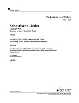 Carl Maria von Weber Notenblätter Schottische Lieder WeV U.16