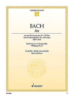 Johann Sebastian Bach Notenblätter Air BWV 1068