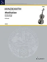 Paul Hindemith Notenblätter Meditation