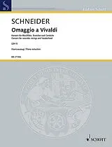 Enjott Schneider Notenblätter Omaggio a Vivaldi