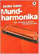  Notenblätter Jeder kann Mundharmonika (+Online Audio)