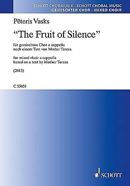Peteris Vasks Notenblätter The Fruit of Silence