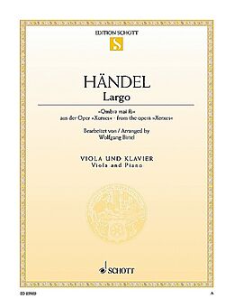 Georg Friedrich Händel Notenblätter Largo aus der Oper Xerxes