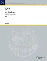 Fazil Say Notenblätter ED22034 Variations op.32