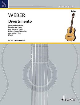 Carl Maria von Weber Notenblätter Divertimento C-Dur op.38 WeV P.13