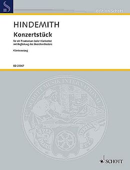 Paul Hindemith Notenblätter Konzertstück