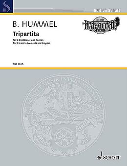 Bertold Hummel Notenblätter Tripartita op.103e