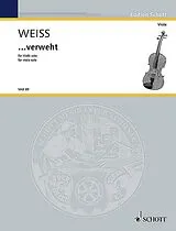 Harald Weiss Notenblätter Verweht