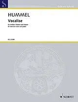 Bertold Hummel Notenblätter Vocalise