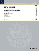 Heinz Holliger Notenblätter 5 kleine Stücke