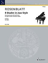 Alexander Rosenblatt Notenblätter 8 Etudes in Jazz Style