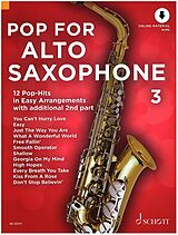  Notenblätter Pop for Alto Saxophone Band 3 (+Online Audio)