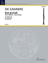 Renato de Grandis Notenblätter 2 Präludien
