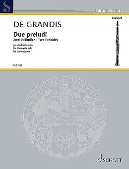 Renato de Grandis Notenblätter 2 Präludien