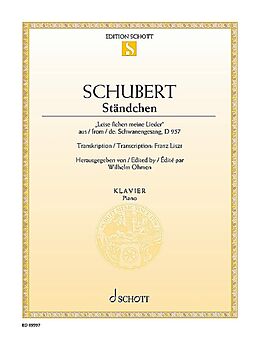 Franz Schubert Notenblätter Ständchen