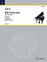 Fazil Say Notenblätter Alla Turca Jazz op.5b