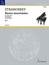 Igor Strawinsky Notenblätter Danses concertantes