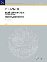 Hans Pfitzner Notenblätter 2 Männerchöre