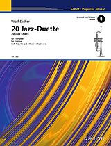 Wolf Escher Notenblätter 20 Jazz-Duette Band 1 (+Online Audio)