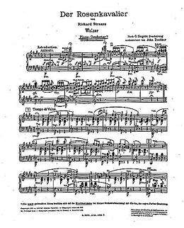 Richard Strauss Notenblätter Tanz-Walzer aus Der Rosenkavalier op. 59