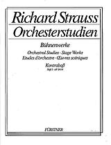 Richard Strauss Notenblätter Orchesterstudien aus seinen Bühnenwerken Band 1
