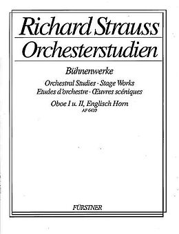 Richard Strauss Notenblätter Orchesterstudien aus seinen Bühnenwerken Band 3