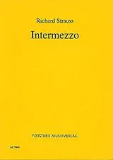Richard Strauss Notenblätter Intermezzo op. 72