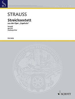 Richard Strauss Notenblätter Sextett aus Capriccio op.85 für