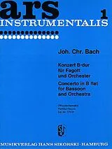 Johann Christian Bach Notenblätter KONZERT B-DUR FUER FAGOTT UND OR