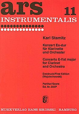 Karl Philipp Stamitz Notenblätter Konzert Es-Dur für