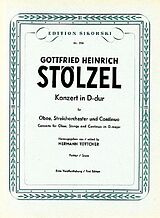 Gottfried Heinrich Stölzel Notenblätter Konzert D-Dur