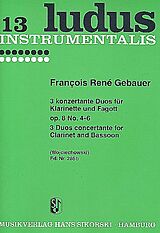 Francois-Réné Gébauer Notenblätter 6 konzertante Duos op.8 Band 2
