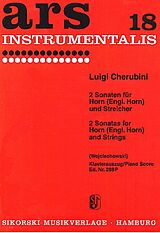 Luigi Cherubini Notenblätter 2 Sonaten für Waldhorn und