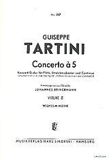 Giuseppe Tartini Notenblätter Konzert à 5 G-Dur