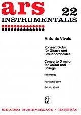 Antonio Vivaldi Notenblätter Konzert D-Dur