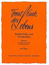  Notenblätter Freut euch des Lebens Band 1 beliebte Volks- und Wanderlieder