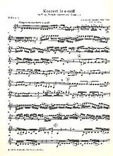 Johann Joachim Quantz Notenblätter Konzert e-Moll für Flöte, Streichorchester