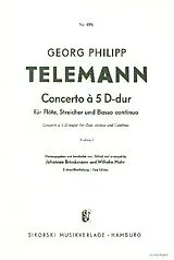 Georg Philipp Telemann Notenblätter Concerto D-Dur à 5