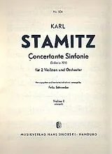 Karl Philipp Stamitz Notenblätter Konzertante Sinfonie D-Dur
