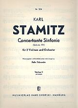 Karl Stamitz Notenblätter Konzertante Sinfonie D-Dur
