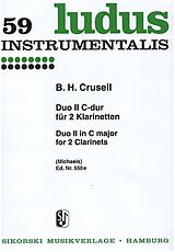 Bernhard Henrik Crusell Notenblätter Duo C-Dur Nr.2