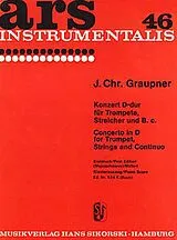 Christoph Graupner Notenblätter Konzert D-Dur für Trompete