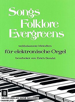  Notenblätter Songs, Folklore, Evergreensfür elektronische Orgel